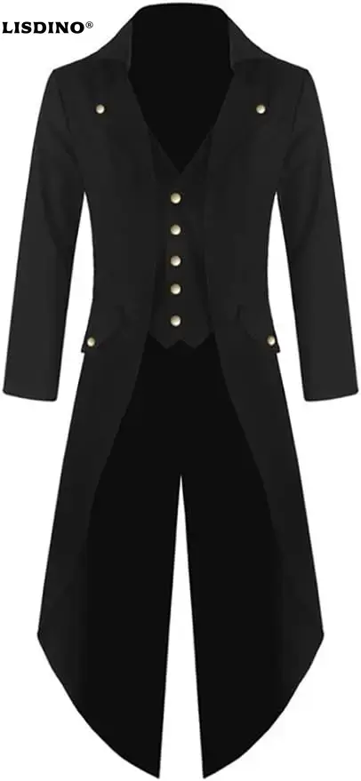 Vintage Victorian Fashion - Jaket Steampunk Gothic Pria Model Victorian