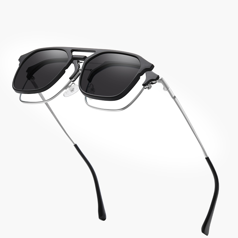 Vintage Outdoor Fashion - Kacamata Hitam Polarisasi Clip On Pria