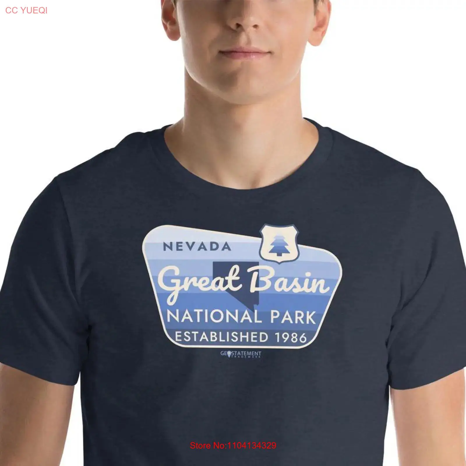 Vintage Fashion Las Vegas - Kaos Premium Taman Nasional Nevada Great