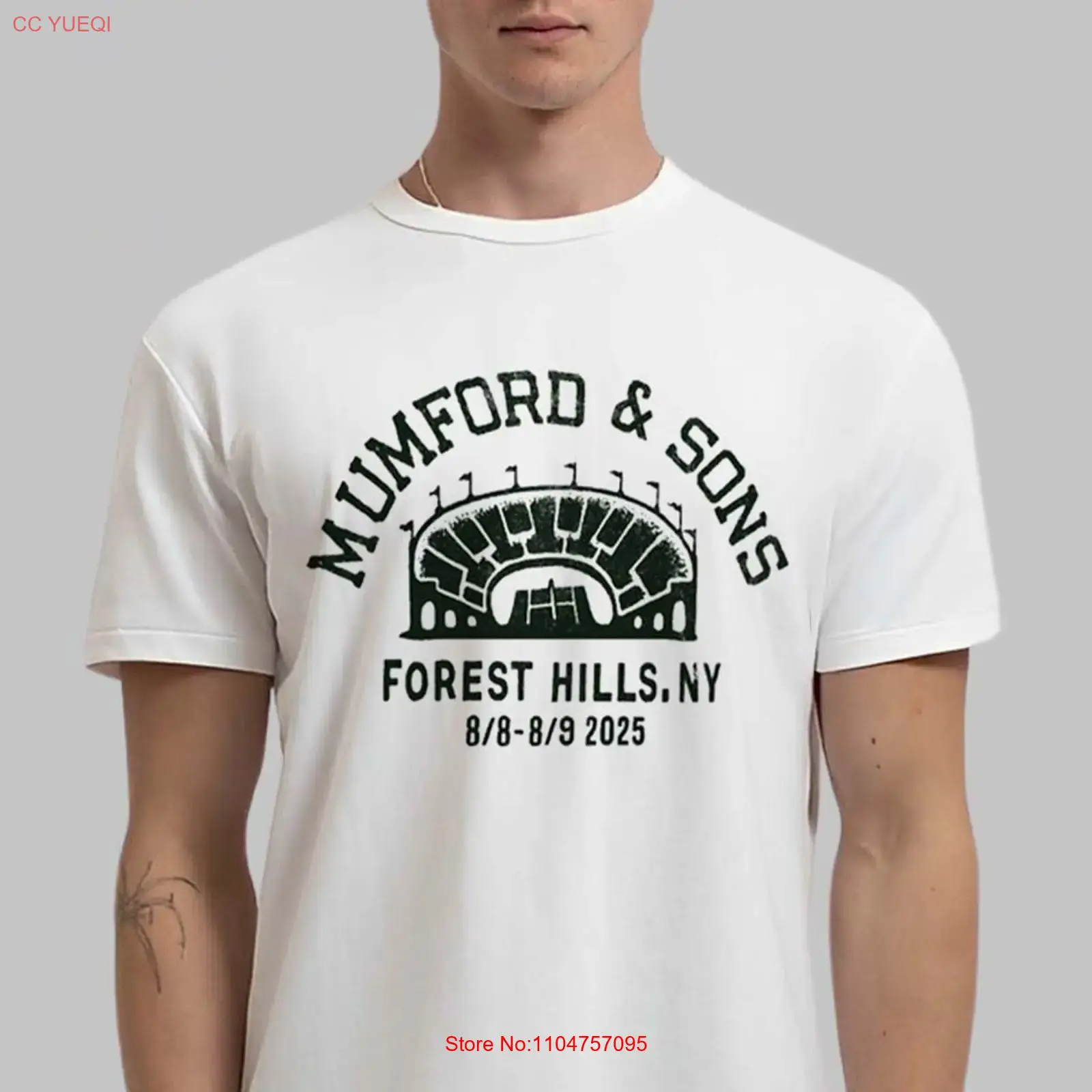 Vintage Fashion York - Kaos Acara Mumford And Sons Forest