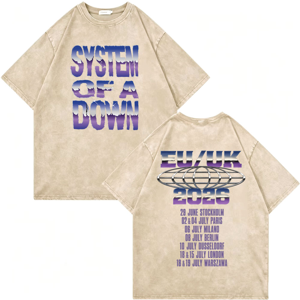Vintage Fashion Trends 2026 - Kaos Merchandise Vintage Washed System of