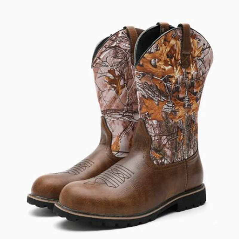 Vintage Fashion For Men - Sepatu Bot Pria Klasik Bordir Buatan