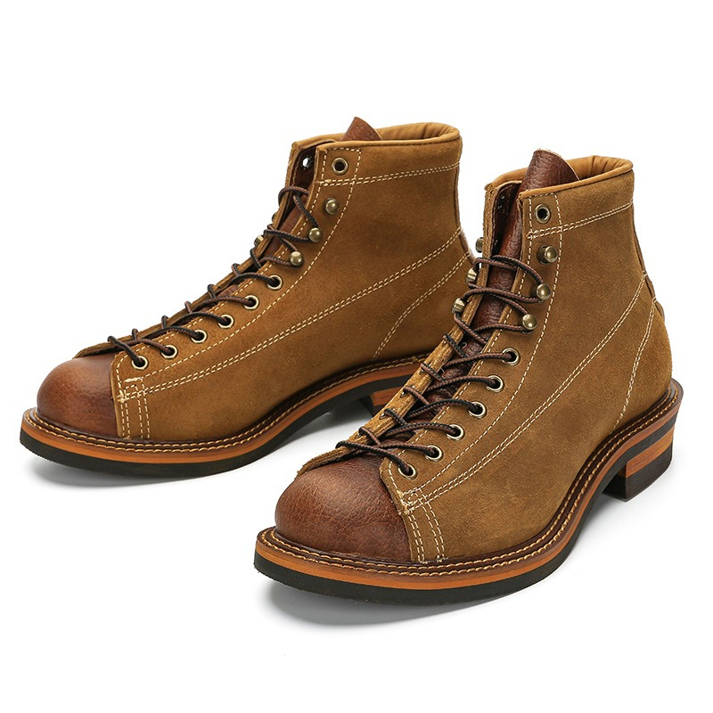 Vintage Fashion Boots - Sepatu Boots Kulit Asli Pria Vintage