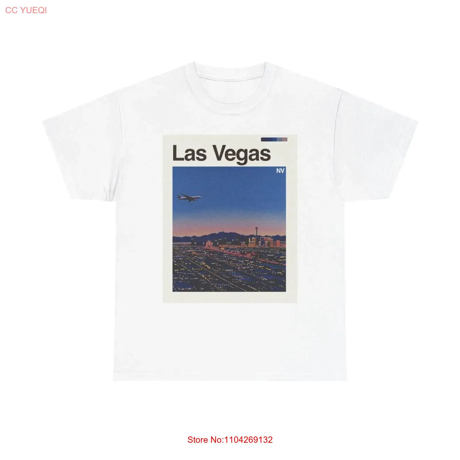 Vintage Fashion Las Vegas - Kaos Retro Las Vegas Pakaian Katun
