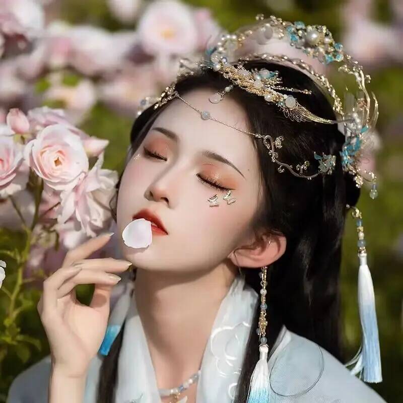Mahkota Rambut Hanfu Cina Wani - Vintage Fashion In Chinese ulasan dan harga