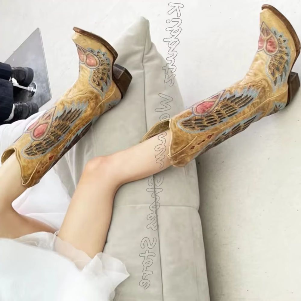 Sepatu Bot Koboi Barat Bersula - Vintage Fashion Boots ulasan dan harga