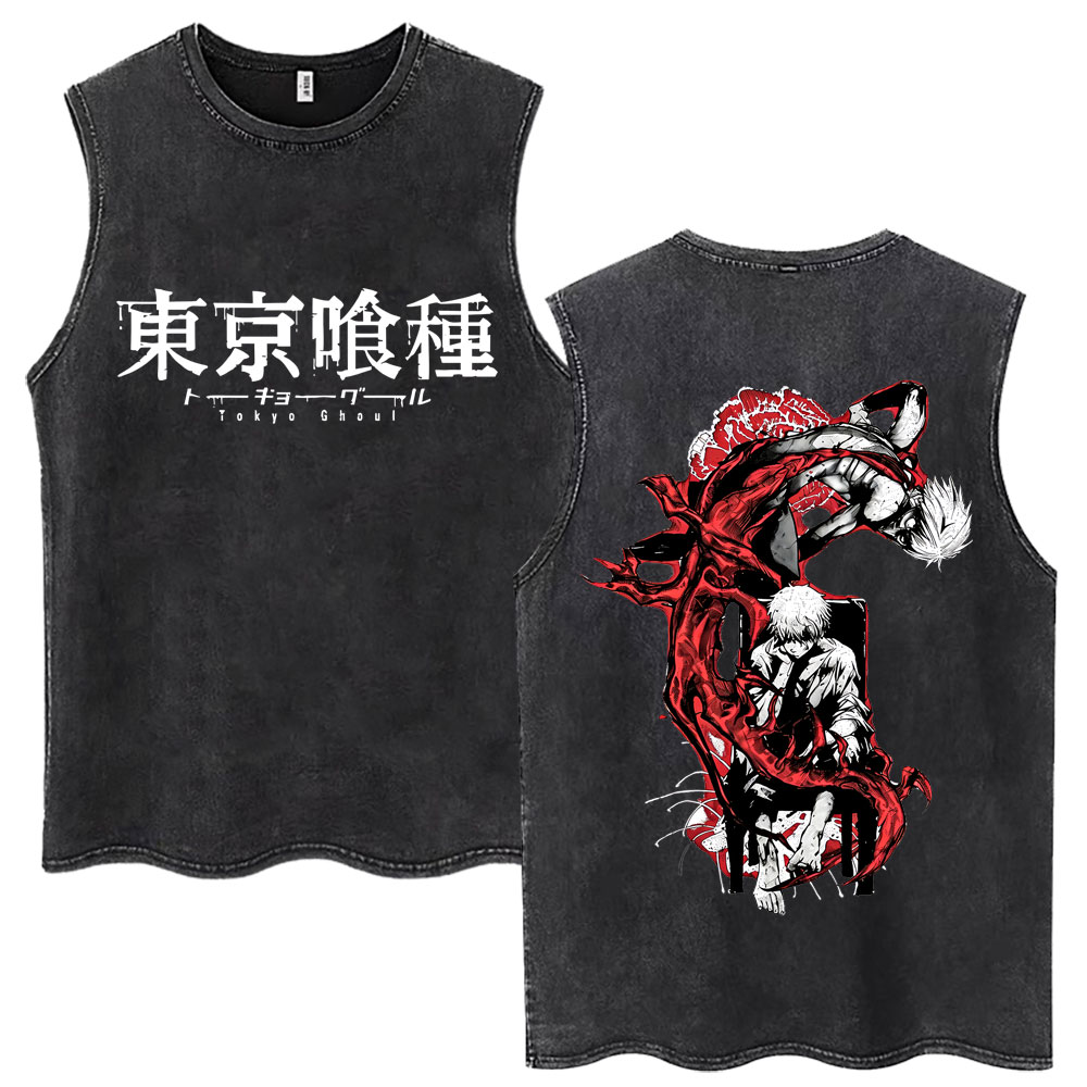 Tank Top Anime Jepang Tokyo Gh - Vintage Ken Fashion ulasan dan harga
