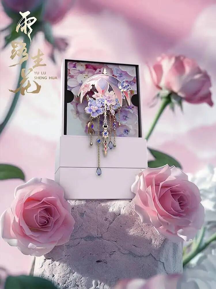 Pin Enamel Payung Sakura Cina  - Vintage Fashion In Chinese ulasan dan harga