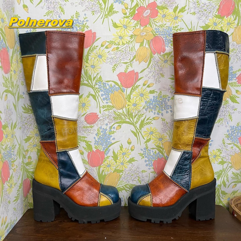 Sepatu Boots Kulit Wanita Retr - Vintage Fashion Boots ulasan dan harga
