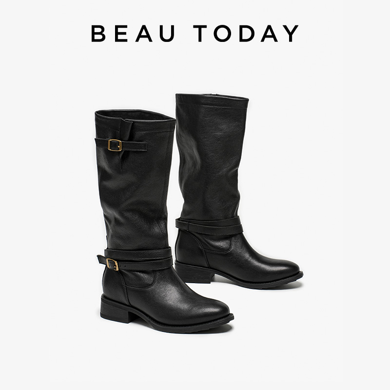 BEAUTODAY Sepatu Bot Panjang W - Vintage Fashion Boots ulasan dan harga