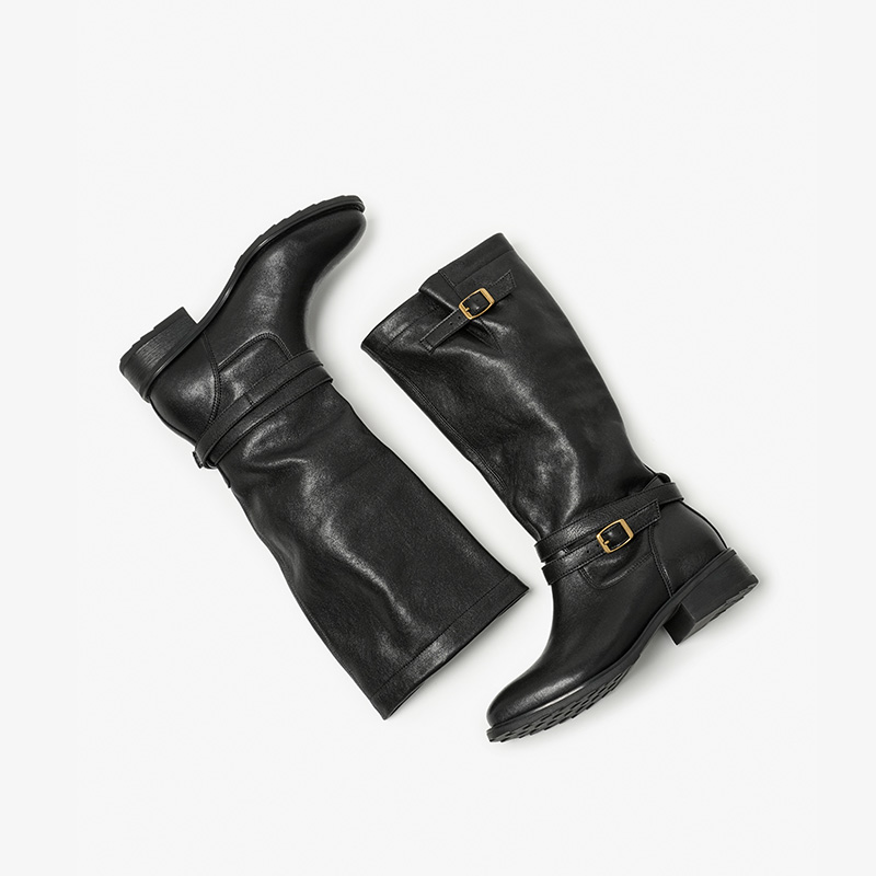 BEAUTODAY Sepatu Bot Panjang W - Vintage Fashion Boots ulasan dan harga
