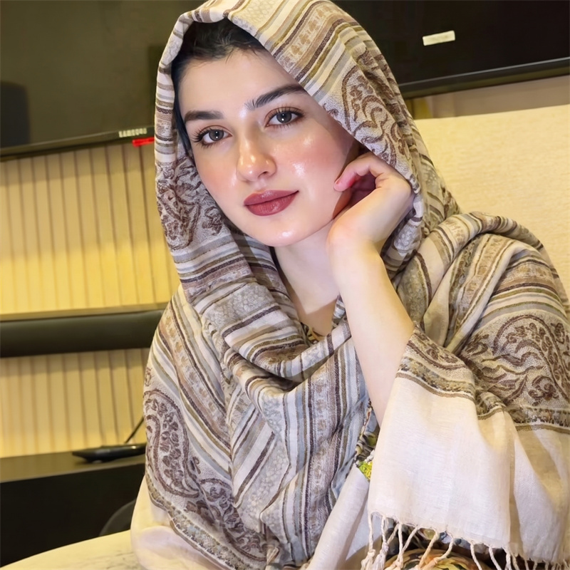 Hijab Cetak Paisley Vintage, K - Vintage Outdoor Fashion ulasan dan harga