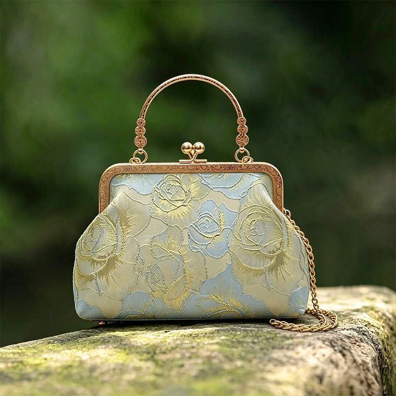 Tas Tangan Vintage Bordir Bung - Vintage Fashion In Chinese ulasan dan harga