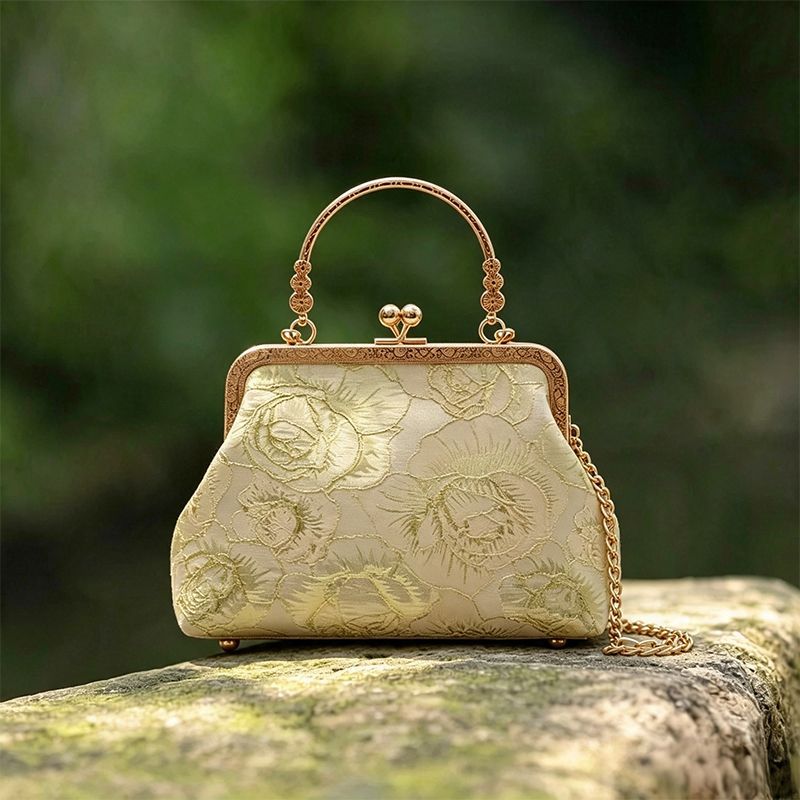 Tas Tangan Vintage Bordir Bung - Vintage Fashion In Chinese ulasan dan harga