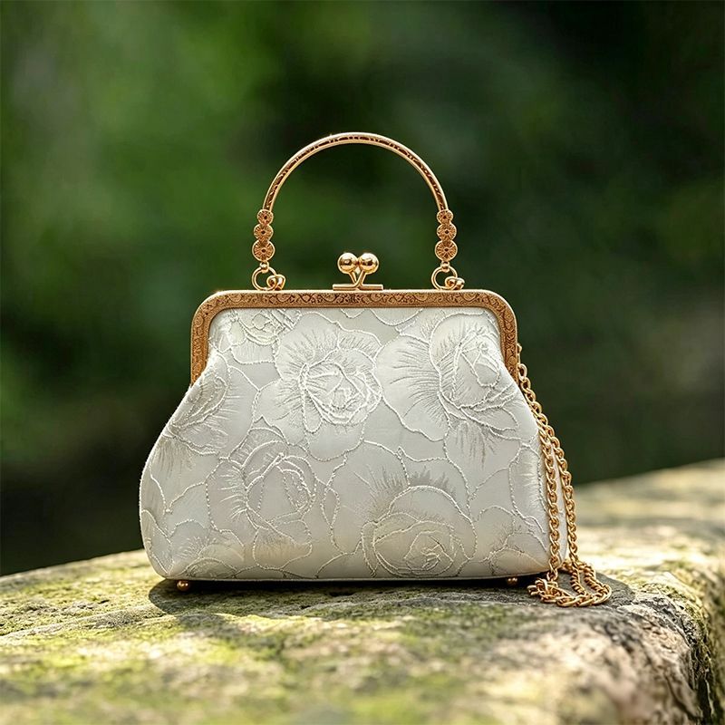 Tas Tangan Vintage Bordir Bung - Vintage Fashion In Chinese ulasan dan harga