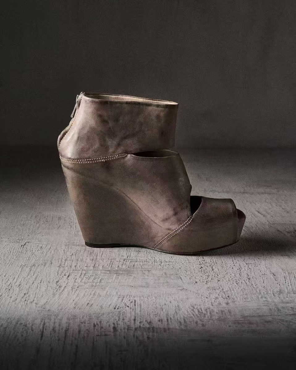 Sepatu Boots Platform Wedge Ku - Vintage Fashion Boots ulasan dan harga