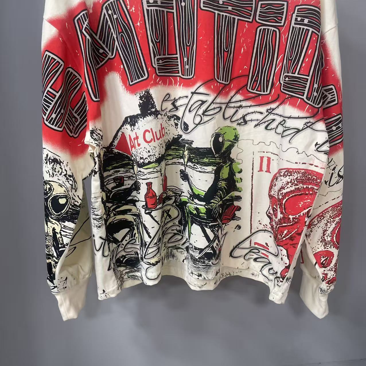 Kaos Lengan Panjang MIXED-EMOT - Vintage Victorian Fashion ulasan dan harga