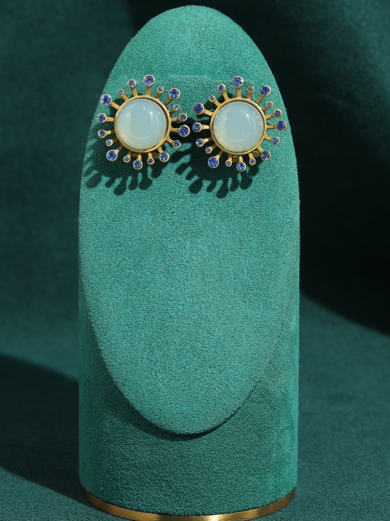 Anting Batu Agate Hijau Vintag - Vintage Fashion Trends 2026 ulasan dan harga