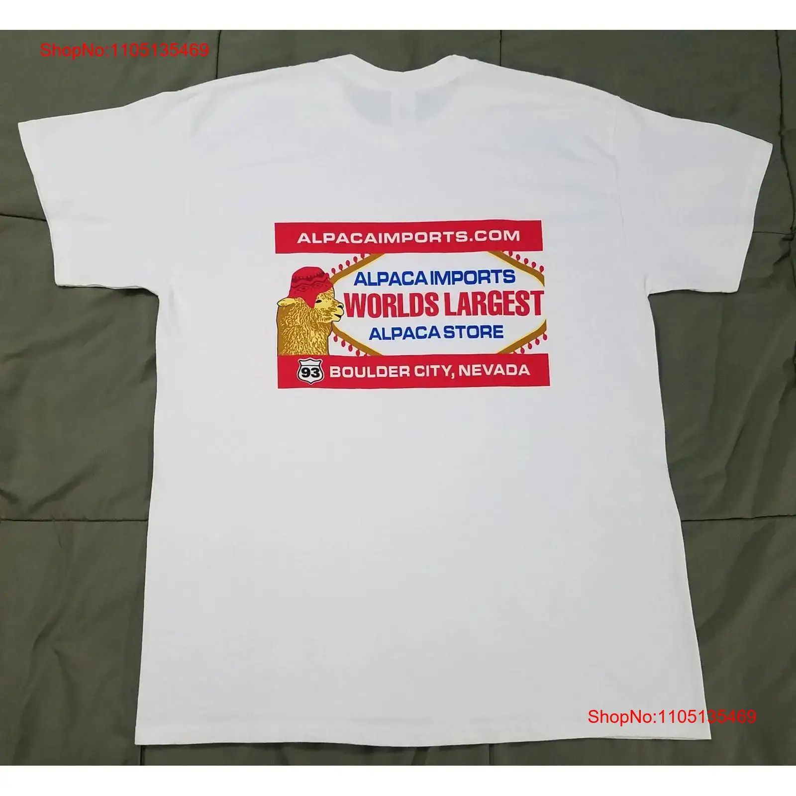 Kaos Karyawan Alpaca Imports B - Vintage Fashion Las Vegas ulasan dan harga
