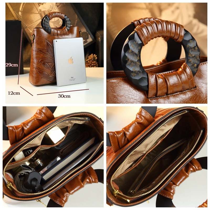 Tas Wanita Kulit Gaya Etnik Vi - Vintage Fashion In Chinese ulasan dan harga