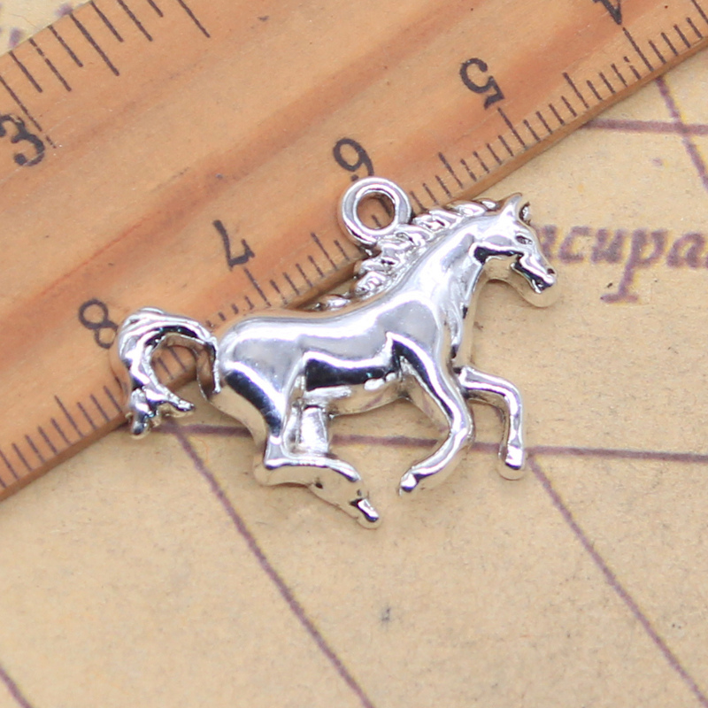 10pcs Liontin Kuda Berlari 22x - Vintage Fashion Finds ulasan dan harga