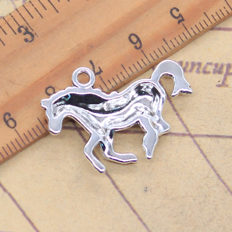 10pcs Liontin Kuda Berlari 22x - Vintage Fashion Finds ulasan dan harga