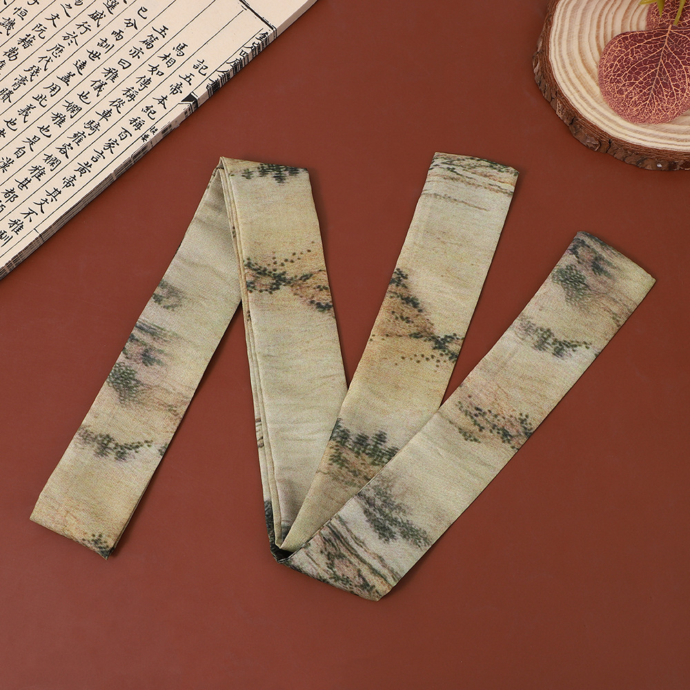 Selendang Sutra Panjang Motif  - Vintage Fashion In Chinese ulasan dan harga
