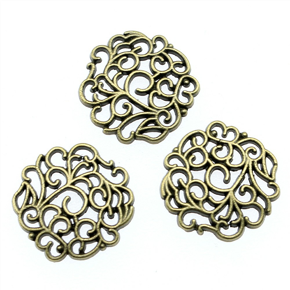 10 Buah 18X18Mm 2 Warna Warna  - Vintage Fashion Blog ulasan dan harga