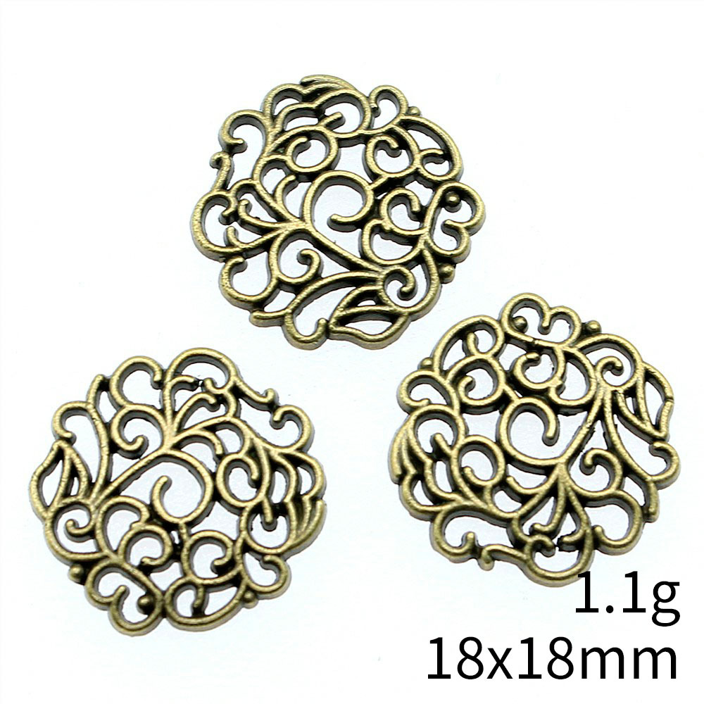 10 Buah 18X18Mm 2 Warna Warna  - Vintage Fashion Blog ulasan dan harga
