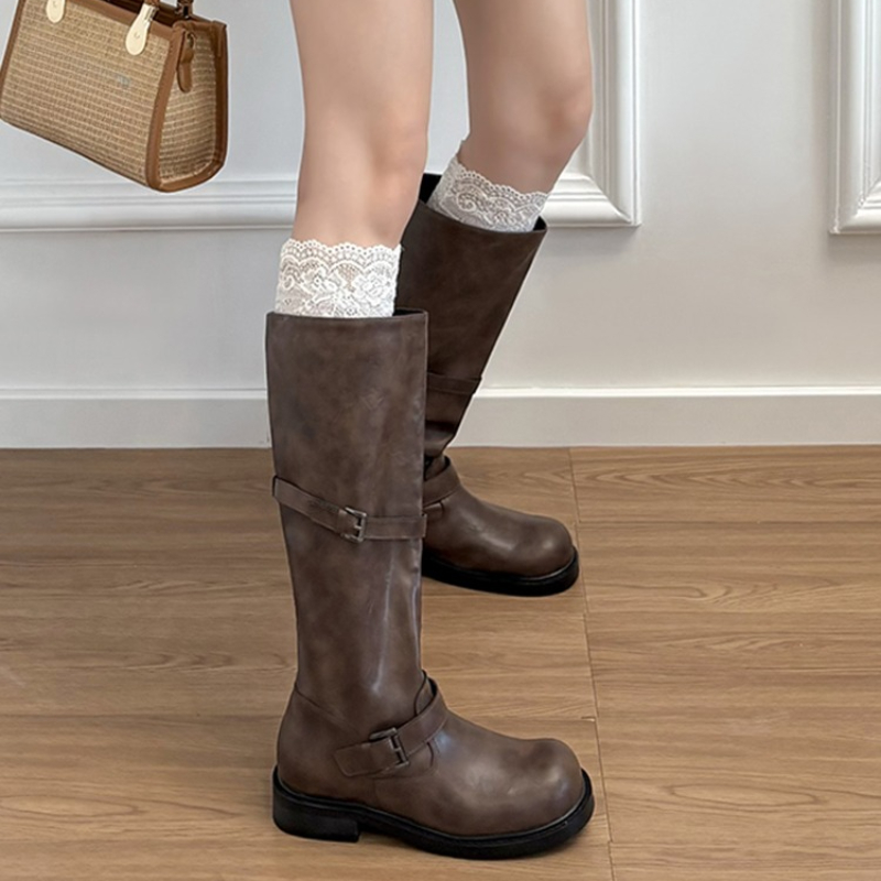 Sepatu Bot Tinggi Wanita Model - Vintage Fashion Boots ulasan dan harga