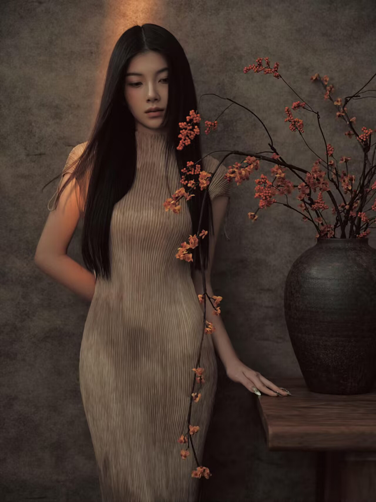 Kostum Fotografi Seni Potret G - Vintage Fashion In Chinese ulasan dan harga