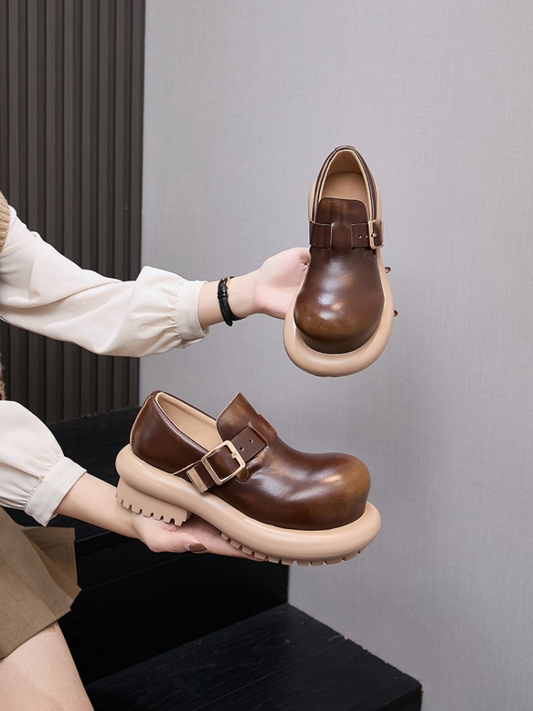 Sepatu Derby Kulit Asli Gaya V - Vintage Fashion For Men ulasan dan harga