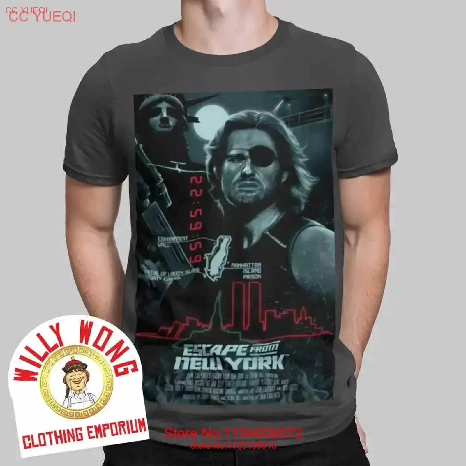 Kaos Escape From New York Film - Vintage Fashion York ulasan dan harga