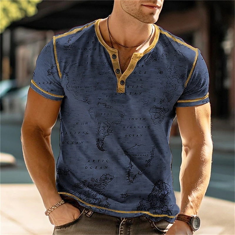 Kaos Henry Pria Lucu dengan Ce - Vintage Fashion For Men ulasan dan harga