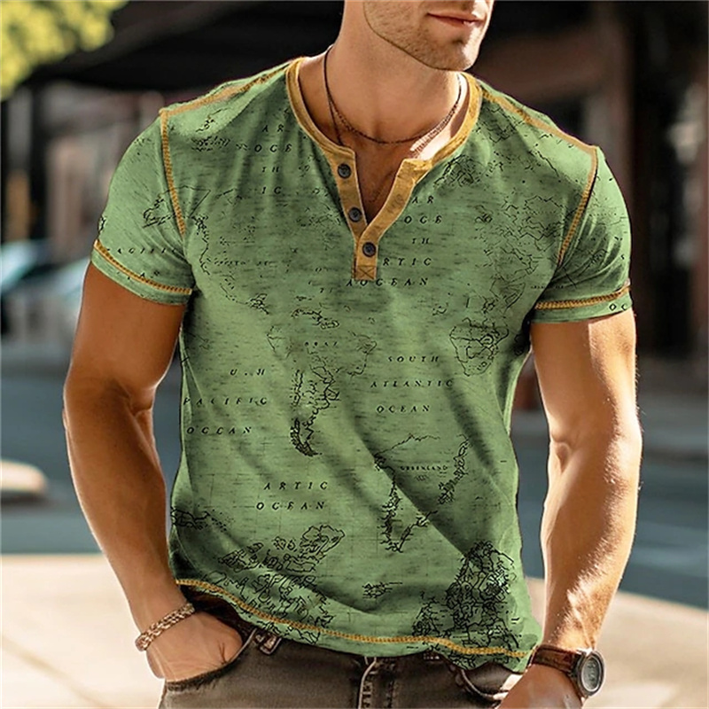 Kaos Henry Pria Lucu dengan Ce - Vintage Fashion For Men ulasan dan harga
